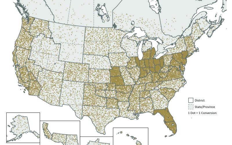 Number of Conversions Reported by USA/Canada Nazarene Churches: 2023